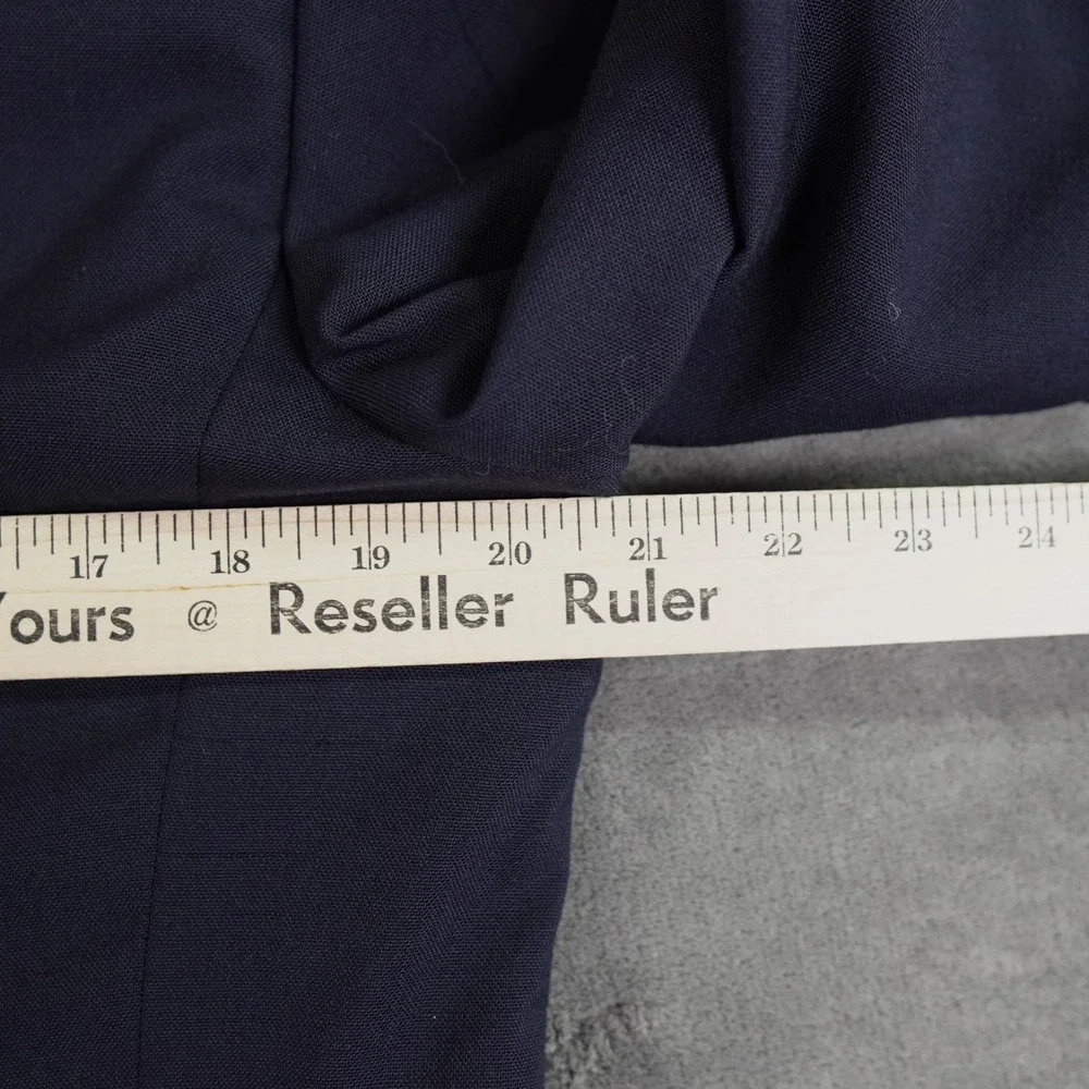 Georgetown University Shop Blazer Men 40R Navy Blue Gold Crest Button USA Made